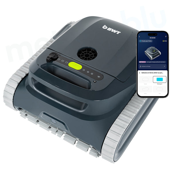 BWT ES Echo Kabellos | Poolroboter Cordless mit Wi-Fi App für Boden, Wände und Wasserlinie, Neuheit 2026
