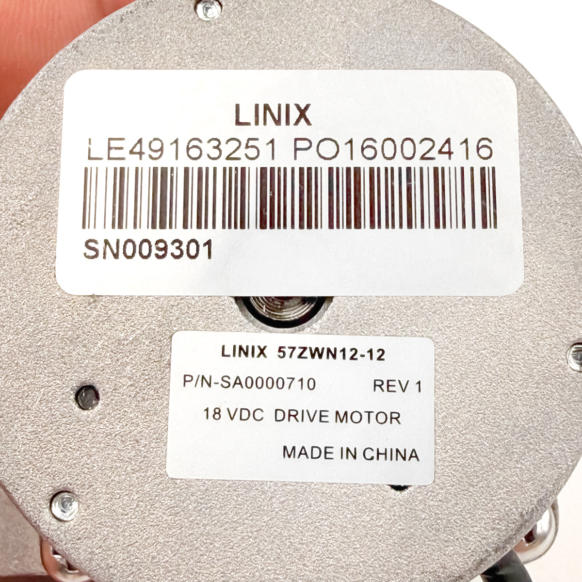 Suction Pump Motor for Pool Robot Aquabot / BWT / Aquatron 57ZWN12-12 (REV 1) - Refurbished (12-Month Warranty)