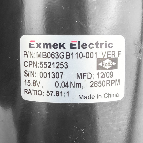Dolphin Maytronics Pool Robot Drive Motor MB063GB110-001 VER F - Refurbished (12-Month Warranty)