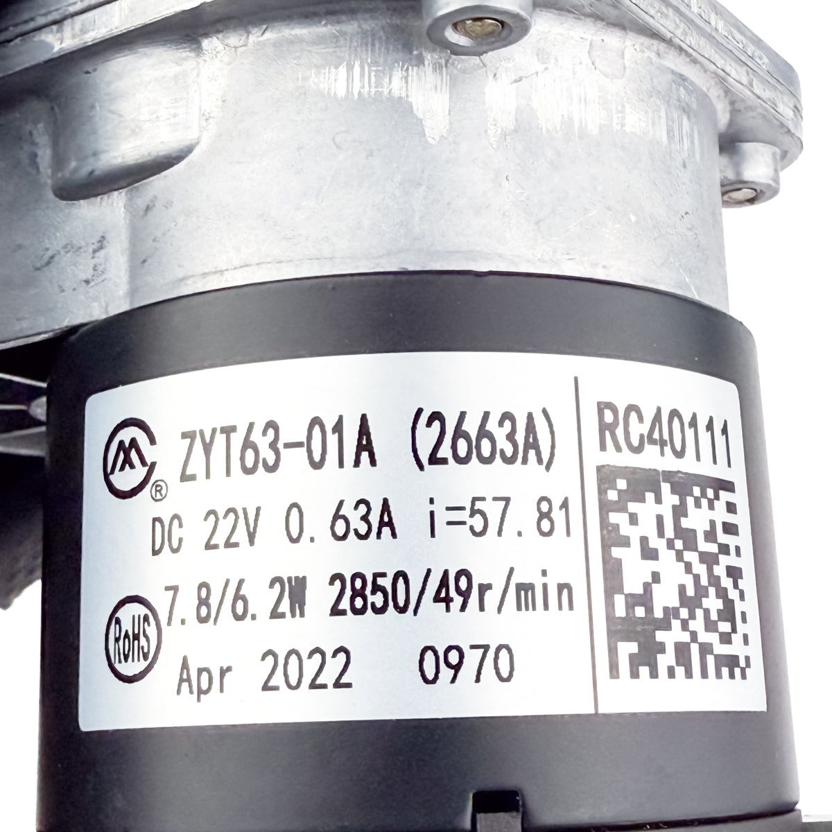 Antriebsmotor für Poolroboter Hayward ZYT63-01A / RC40111 – Gebraucht (12 Monate Garantie)
