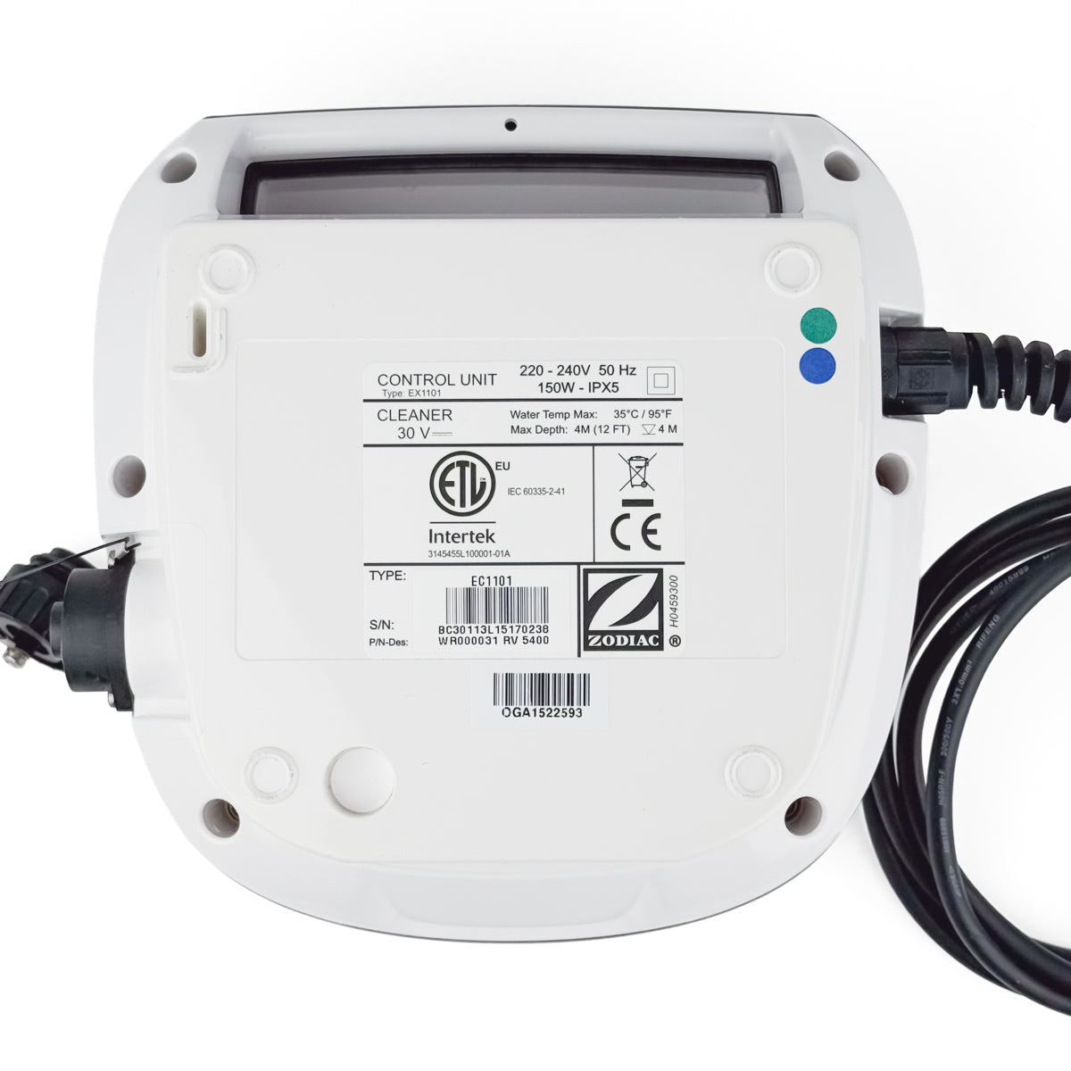 Zodiac Vortex Pool Robot Power Supply RV5400 / RV5470 / Vortex 3 4WD - R0637100 | Refurbished - 12-Month Warranty