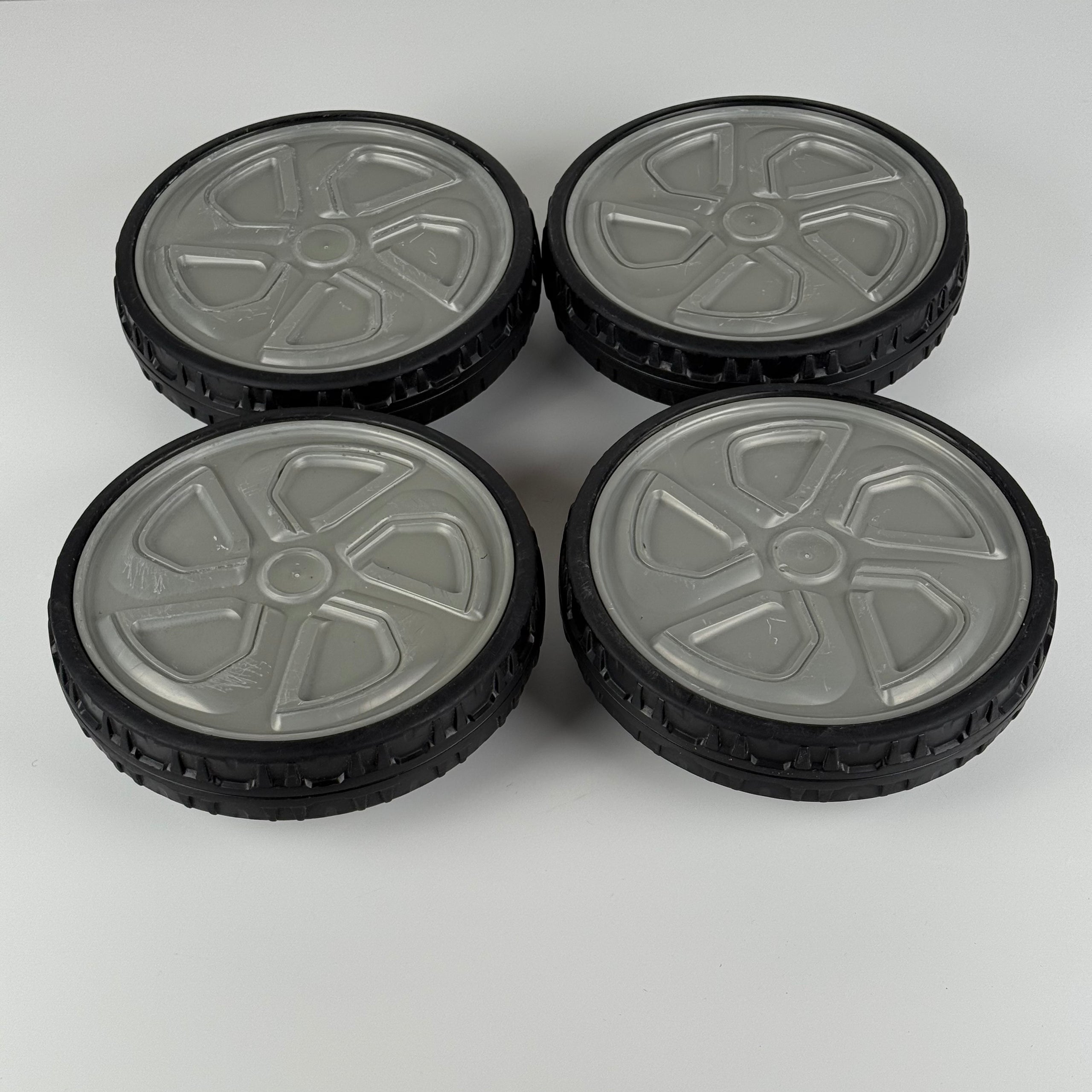 Set 4 Gebrauchte Graue Räder für Zodiac Alpha Poolroboter R0865600 - Gebraucht