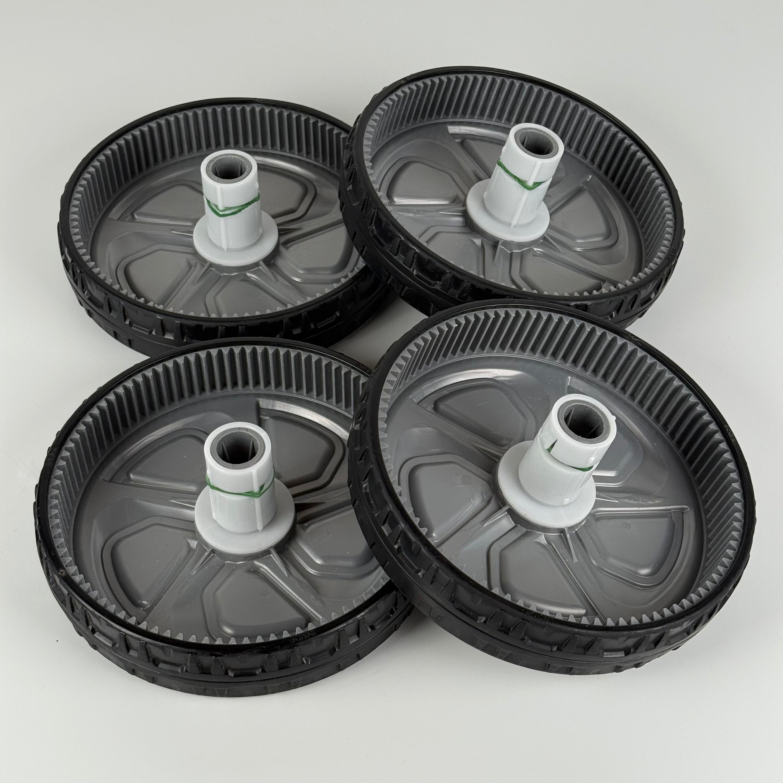 Set 4 Gebrauchte Graue Räder für Zodiac Alpha Poolroboter R0865600 - Gebraucht