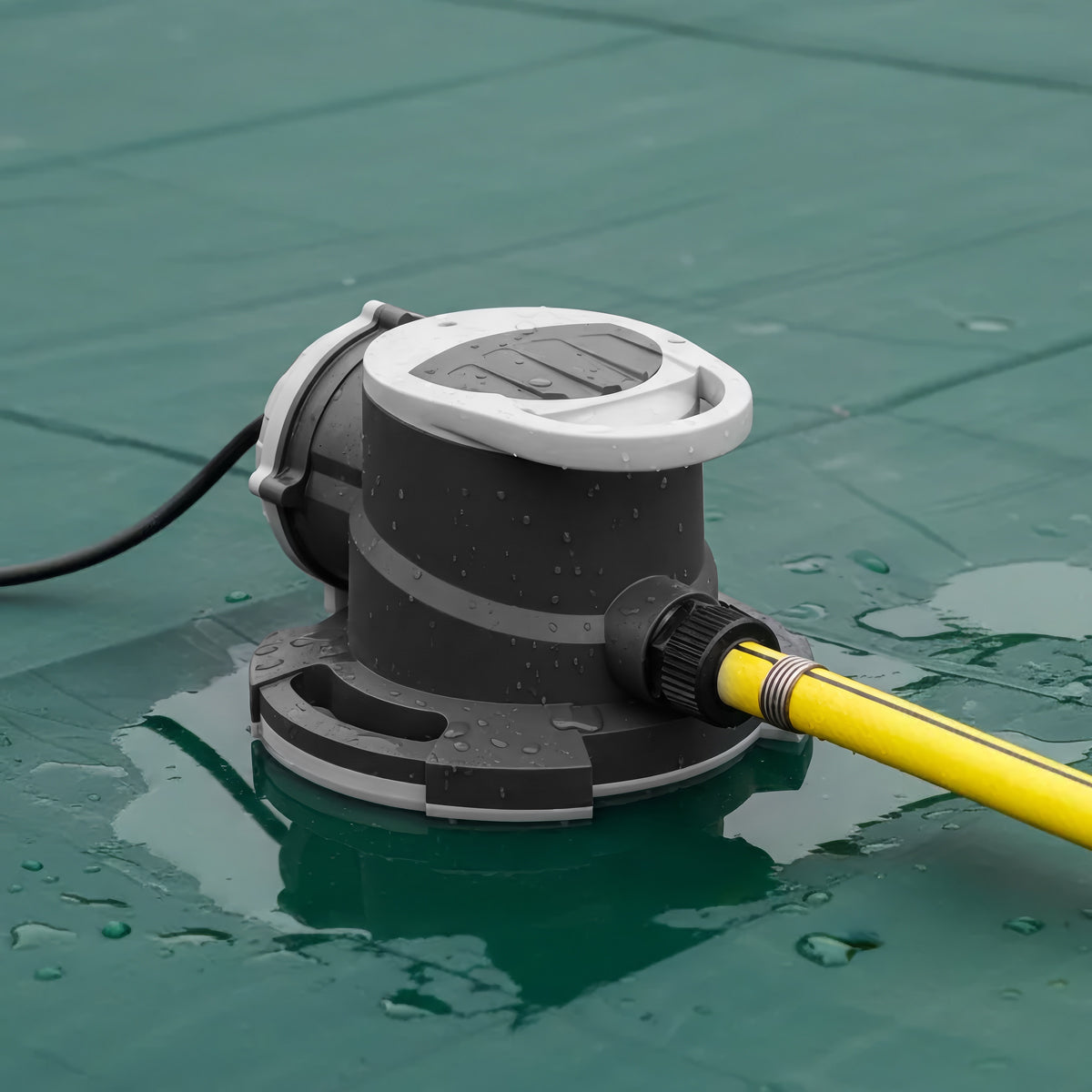 GLONG D-COVER S – Pumpe für Poolabdeckungen, Automatisch/Manuell, 0,6 HP – 7.000 l/h