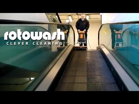 Vermietung Professioneller Maschinen zur Reinigung von Rolltreppen
